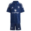 Conjunto (Camiseta+Pantalón Corto) Manchester United Mount 7 Segunda Equipación 2024-25 - Niño